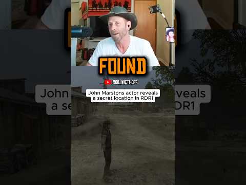 John Marston’s actor reveals a secret location in RDR1