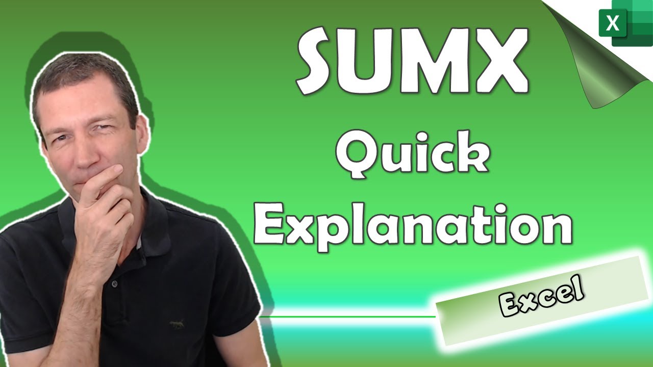 How to use SUMX in Power Pivot