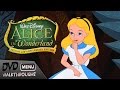 Alice In Wonderland 1951 2010 DvD Menu Walkthrough