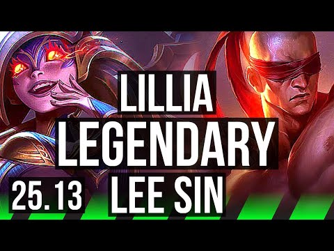 LILLIA vs LEE SIN (JGL) | 11/2/17, Legendary | KR Master | 25.13