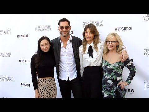 ‘Lucifer’ Cast Mini-Reunion: Aimee Garcia, Tom Ellis, Lauren German, Rachael Harris