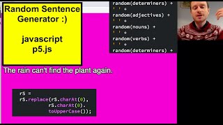 Random Sentence Generator in Javascript: tutorial