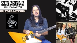 How To Play Still Loving You By The Scorpions - Guitar Lesson - Matthias Jabs - Rudolf Schenker