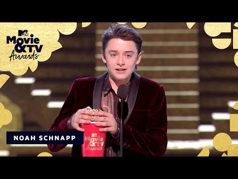 Noah Schnapp Accepts the Award for Most Frightened Performance | 2018 MTV Movie & TV Awards