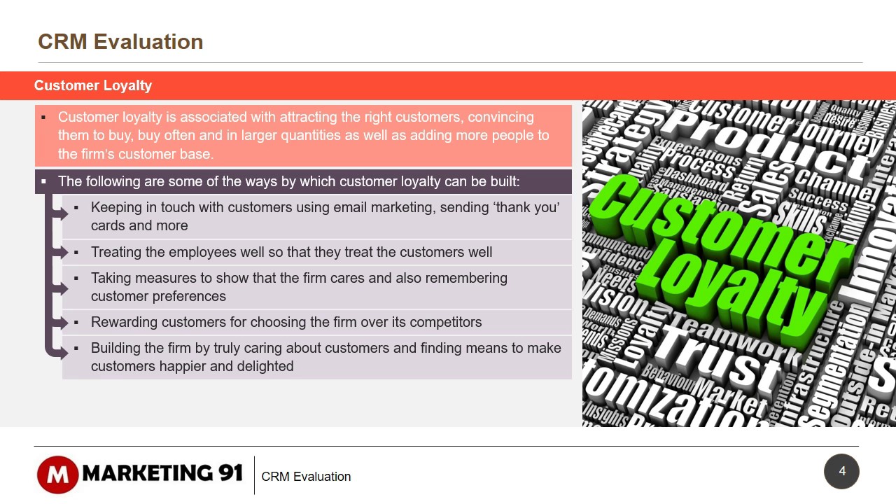 CRM Evaluation - Walker Loyalty Matrix