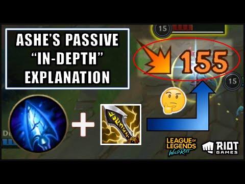 ASHE'S PASSIVE (FROST SHOT) MECHANISM - WILD RIFT KNOWLEDGE, LESSON, & EDUCATION
