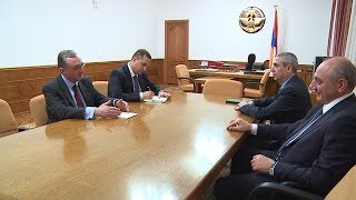 Rencontre entre le Ministre des Affaires étrangères d’Arménie et le Président d’Artsakh