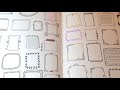 50+ cute frames and dividers for your planner | doodle with me | creative simple ideas for beginners