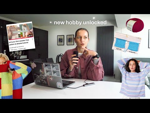 I tried learning how to KNIT in one week