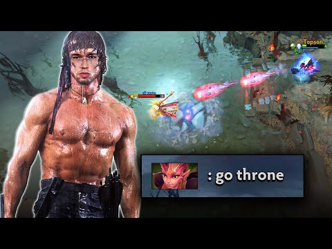 When Topson turns this hero into a MACHINE GUN 🔫