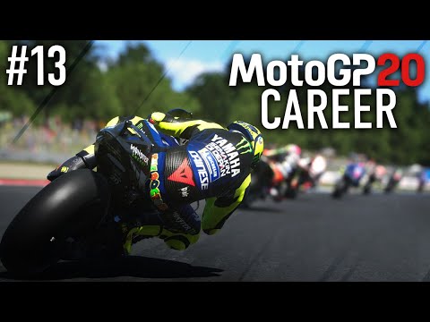 MotoGP 20 Career Mode Gameplay Part 13 - REAR TYRE WEARS COMPLETELY! (MotoGP 2020 Game PS4 / PC)