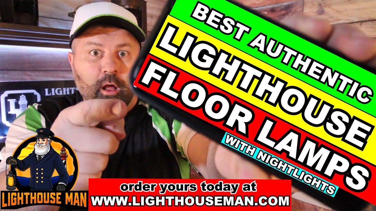 Lighthouse Floor Lamp With Night Light