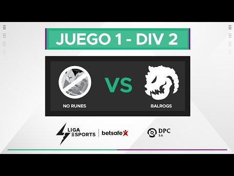 No Runes vs Balrogs - Game 1 DPC 2023 SA Winter Tour Division II