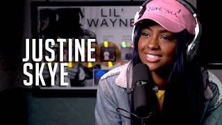 Hot 97 - Justine Skye announces signed to Roc Nation, Talks Being Friends w/ Kylie Jenner + DMs