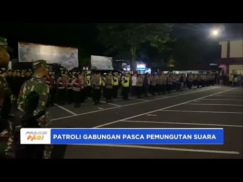POLDA MALUT PATROLI GABUNGAN PASCA PEMUNGUTAN SUARA
