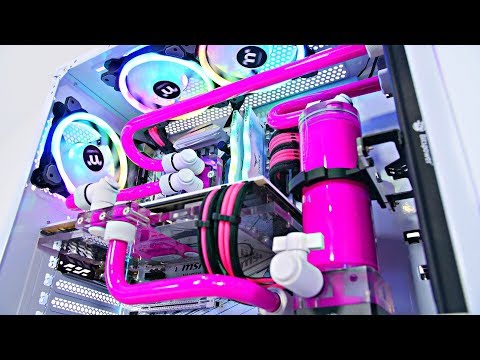 INSANE CUSTOM WATER COOLED GAMING PC BUILD - SilverStone Time Lapse