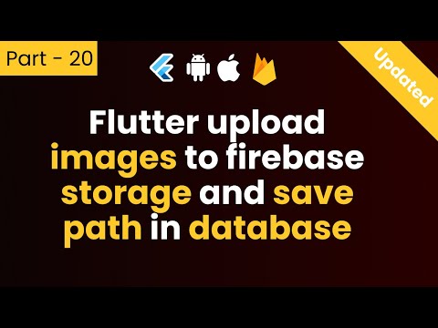Flutter upload image to firebase storage and save image path in ...