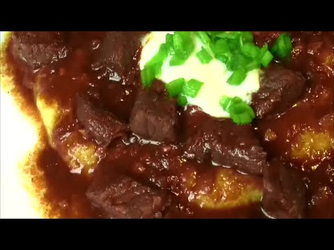 Goulash with polenta, Slovenian recipe