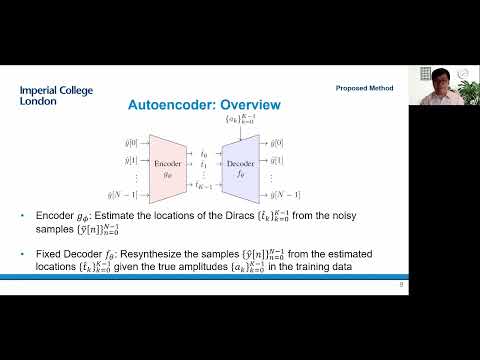 Reconstruction of FRI Signals using Autoencoders with Fixed Decoders (EUSIPCO 2021)
