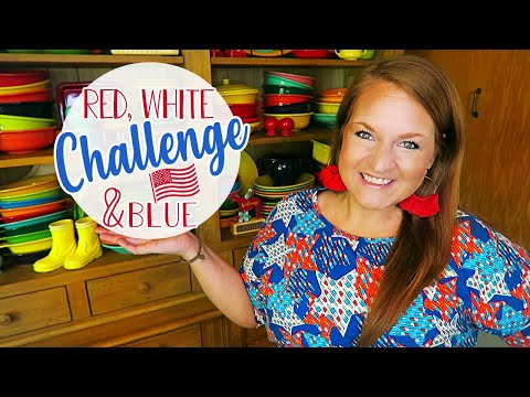 DIY Patriotic Banner | Red White and Blue Garland | Summer Decor