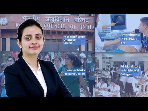 Episode 48: Fake Notification Of Bridge Course, PG Mandatory In All Medical Colleges, Rural Doctors Eligible For Incentive Marks And MORE