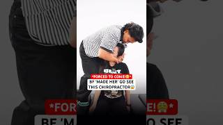 BACK HASNT CRACKED IN 20 YEARS😭#chiropractic #backpain #neckpain #trending