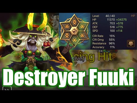 【Summoners War | Curry's RTA】Destroy*2, Revenge*1, The Destroyer Fuuki!!