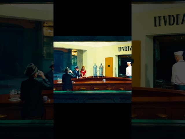 Vídeo relacionado con XIANGPEIFBH Lienzo de Nighthawks, Arte de Edward Hopper, Lienzo Gigante para Decoración de Pared, Sala de Estar, Dormitorio, Cocina, Oficina, 45x90cm (18x35inch), Sin Marco