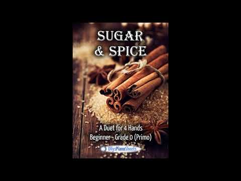 Sugar & Spice - Ska Piano Duet for 4 Hands - Beginner Primo (Grade 0-1)