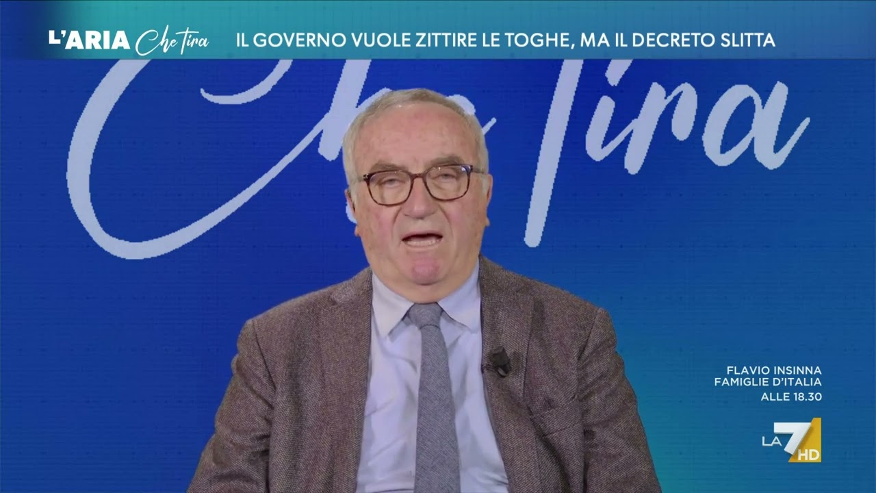 Edmondo Bruti Liberati: "Il governo sta facendo marcia indietro rispetto a una proposta che si ...