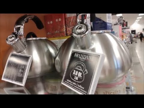 Brandani Whistling Tea Kettle, $25 Stainless Steel Tea Kettle