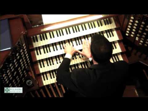 Jeff Brummel concludes Easter worship with Widor "Toccata"