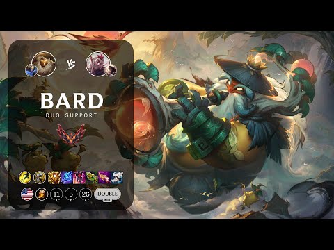 Bard Support vs Rakan - NA Grandmaster Patch 13.13