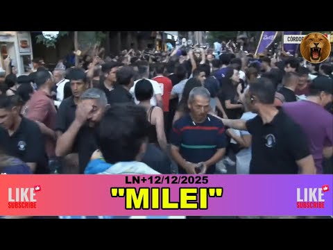 EL PRESIDENTE MILEI LLEGA A CÓRDOBA EN MEDIO DE UNA MULTITUD
