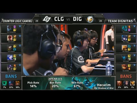 CLG vs DIG Game 1 Highlights (NA LCS Summer 2015)