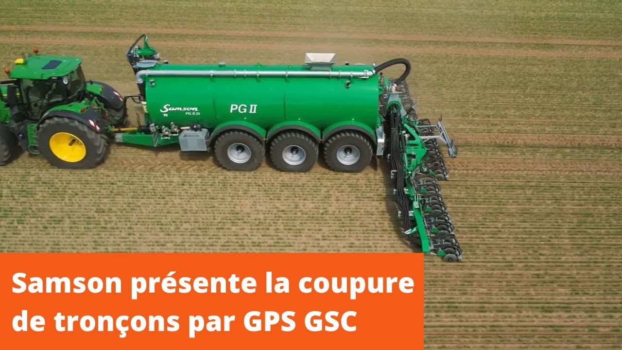 SIMA : Samson présente la coupure de tronçons par GPS GSC