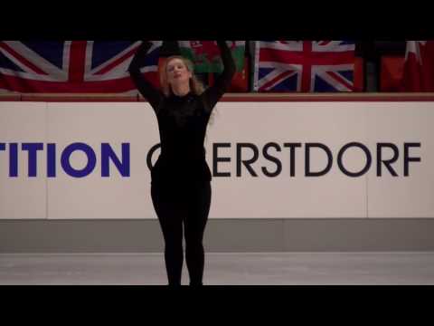 Pascaline Petit   SIlver Ladies II Free Skating Oberstdorf 2017