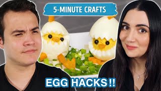 We Tested Clickbait Egg Hacks From 5-Minute Crafts