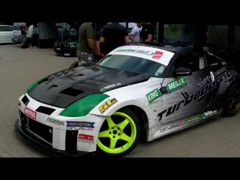 Drift Nissan 350z 700HP Michael Schneider Turbogarage KING of TOUGE Karpacz Poland 2018