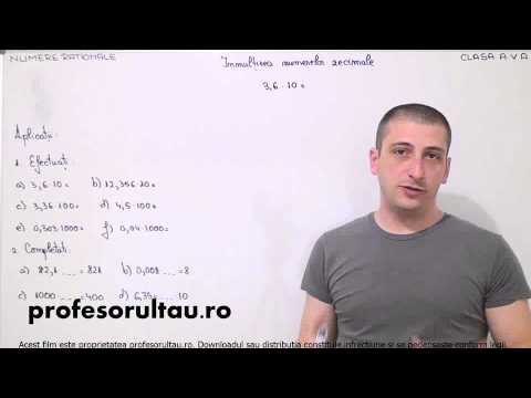 inmultirea numerelor zecimale exemple - profesorultau.ro