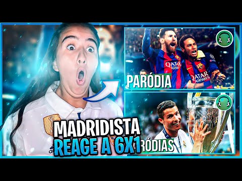 REACT ♫ 6x1 BARCELONA: O IMPOSSÍVEL NÃO EXISTE😱/ ♫ REAL MADRID CAMPEÃO DA CHAMPIONS-Suíte 14🏆