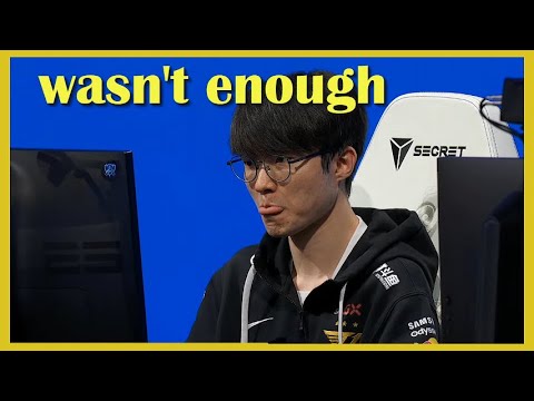 Sad Faker after losing vs Damwon