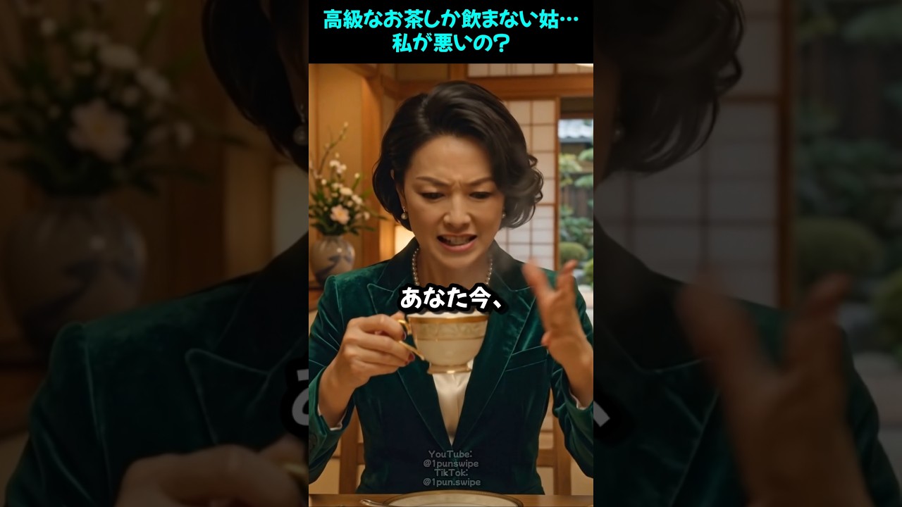 高級なお茶しか飲まない姑･･･ 私が悪いの?