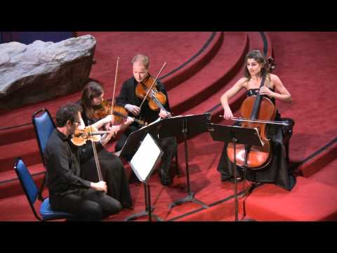 Carducci String Quartet performs Beethoven String Quartet No.6 in B-flat Major, Op.18  Mvt II