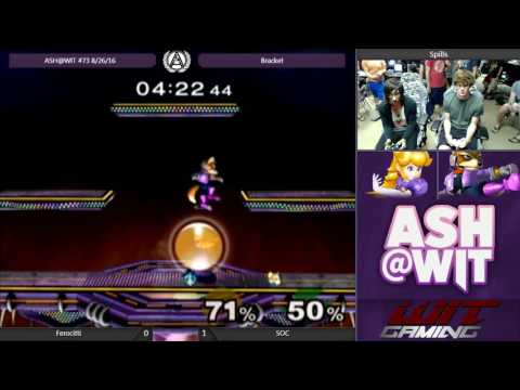 Ferocitti (Peach) vs SOC (Fox) - ASH@WIT #73 Melee Bracket
