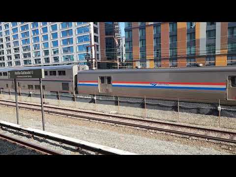 1-2-3: P42DC #123 leads Capitol Limited Train 30 w/1 Viewliner, 2 Amfleets and 3 Superliners