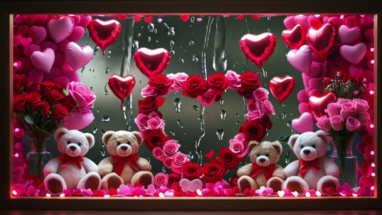 Valentine Ambience Screensaver Wallpaper Valentines Day Background Valentine's Day Screensaver