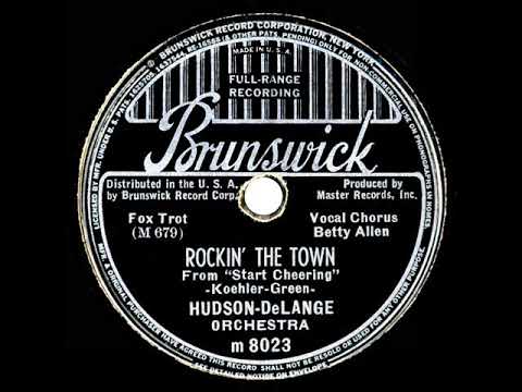 1937 Hudson-DeLange - Rockin’ The Town (Betty Allen, vocal)