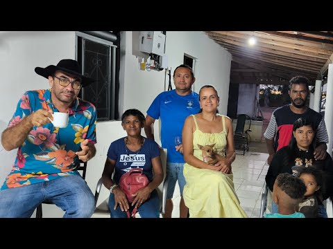 DONA KINÔR E JULINHA VISITANDO OS SEGUIDORES DE SÃO JOSÉ DO BELMONTE PERNAMBUCO.