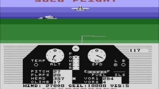 Solo Flight for the Atari 8-bit family